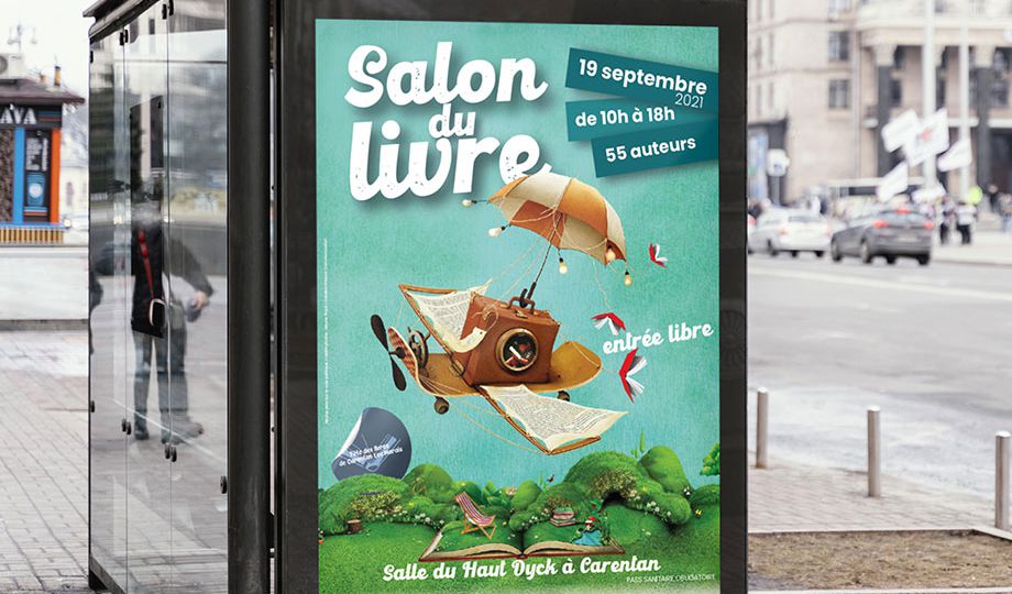 Rhizom Communication, , agence de communication à Saint-Omer, création d'une affiche publicitaire